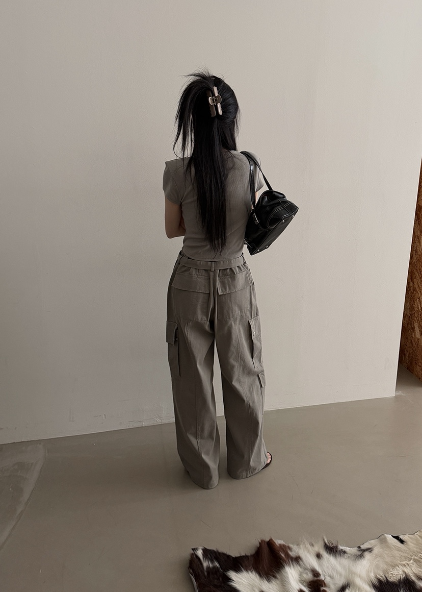 AMOOD韓國直郵女士新款熱賣職業人氣時尚休閑26春夏推薦T恤AMOODT恤