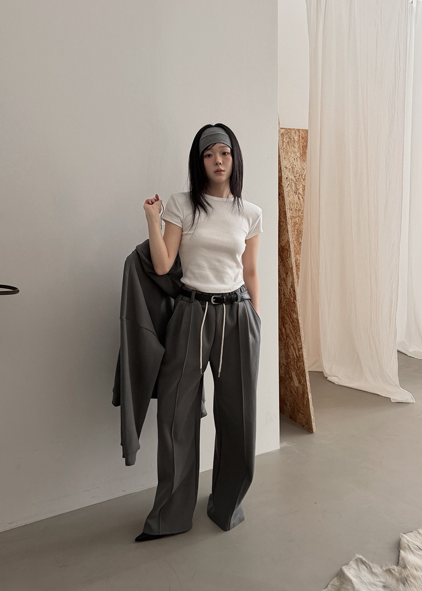 AMOOD韓國直郵女士新款熱賣職業人氣時尚休閑26春夏推薦T恤AMOODT恤