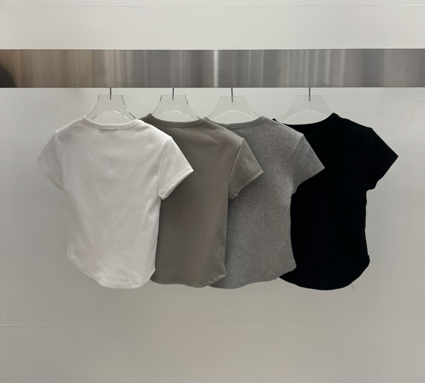 AMOOD韓國直郵女士新款熱賣職業人氣時尚休閑26春夏推薦T恤AMOODT恤