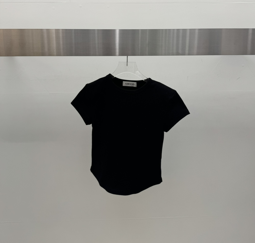 AMOOD韓國直郵女士新款熱賣職業人氣時尚休閑26春夏推薦T恤AMOODT恤圖色2
