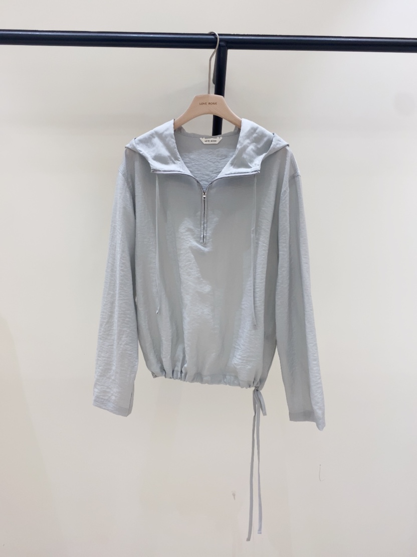 LOVE ROSIE韓國代購女裝新品熱賣人氣襯衫蕾絲衫連帽鏤空LOVE ROSIE襯衫/蕾絲衫圖色2