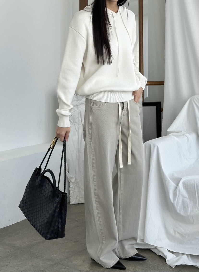 LE VASE韓國直郵女裝新品推薦休閑職業人氣26春夏牛仔褲LE VASE牛仔褲