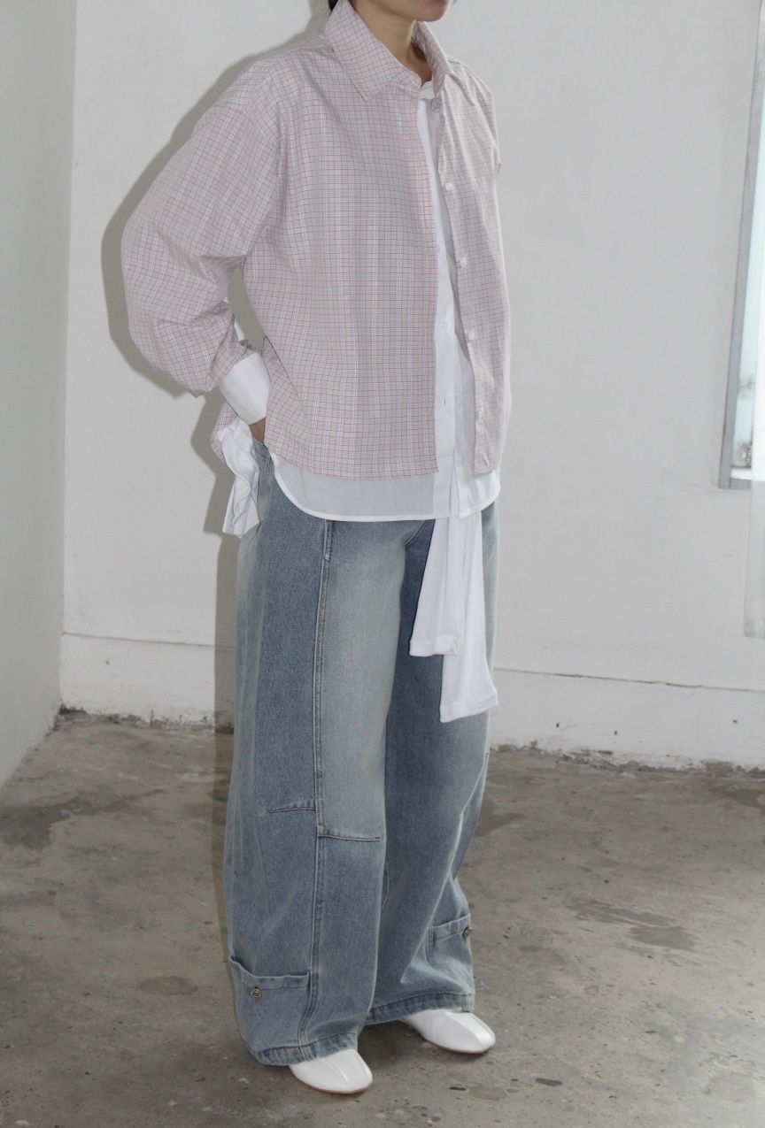 OVER NEAR韓國直郵女士新品推薦26春夏休閑熱賣襯衫蕾絲衫OVER NEAR襯衫/蕾絲衫