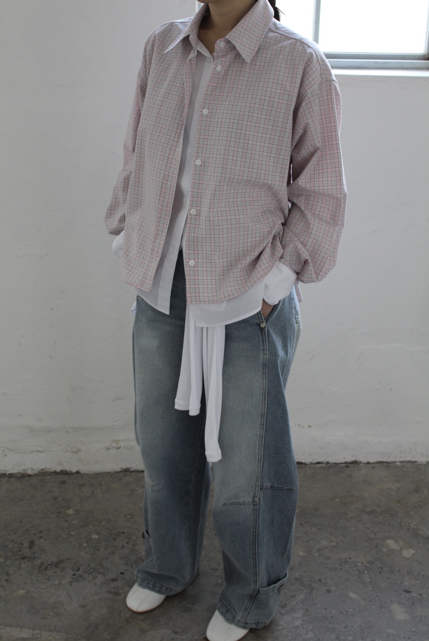 OVER NEAR韓國直郵女士新品推薦26春夏休閑熱賣襯衫蕾絲衫OVER NEAR襯衫/蕾絲衫