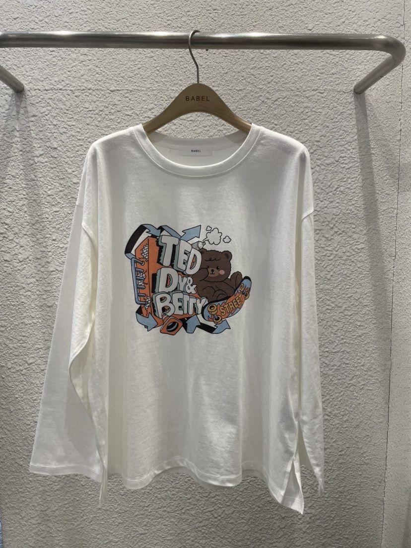 BABEL韓國直郵女士新款時尚職業熱賣休閑26春夏推薦長袖T恤BABEL長袖T恤圖色1