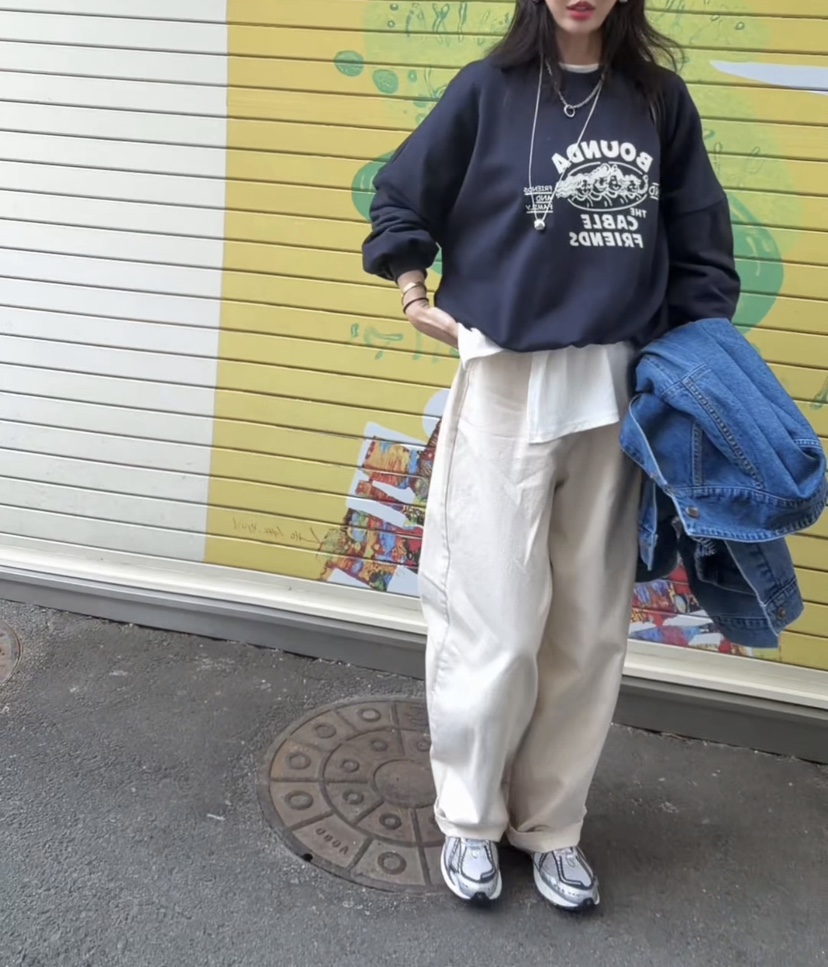 BOUND.A韓國東大門直郵女士新款時尚推薦26春夏人氣衛衣BOUND.A衛衣