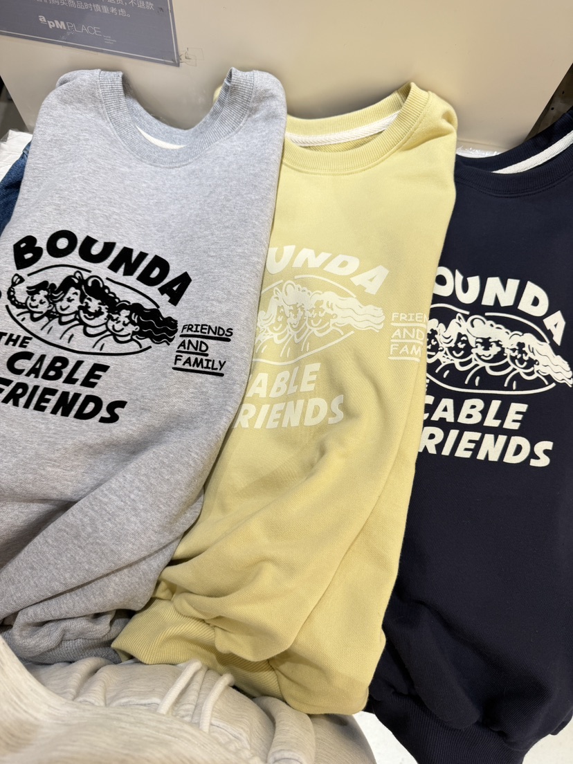 BOUND.A韓國東大門直郵女士新款時尚推薦26春夏人氣衛衣BOUND.A衛衣