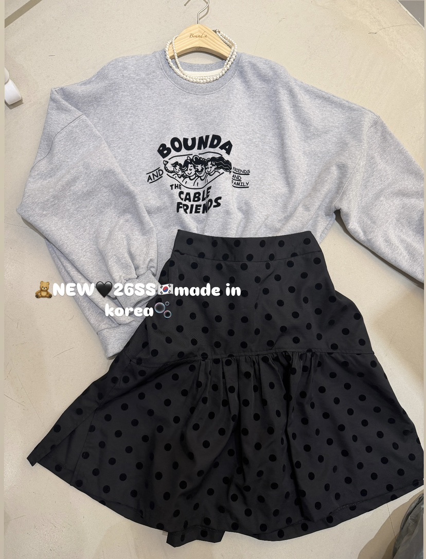 BOUND.A韓國東大門直郵女士新款時尚推薦26春夏人氣衛衣BOUND.A衛衣