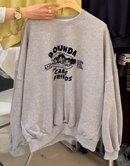 BOUND.A韓國東大門直郵女士新款時尚推薦26春夏人氣衛衣BOUND.A衛衣圖色2