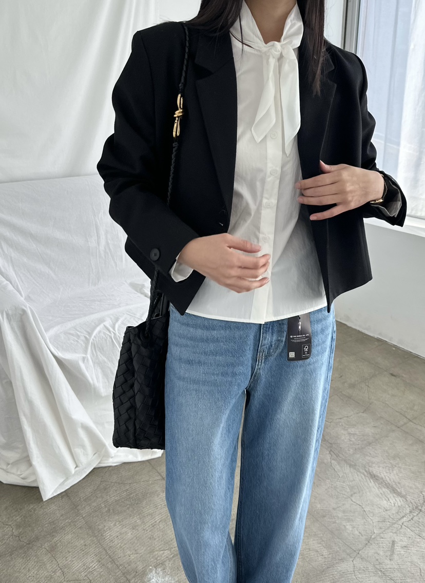 LE VASE韓國代購女裝新品推薦熱賣時尚人氣職業休閑夾克LE VASE夾克