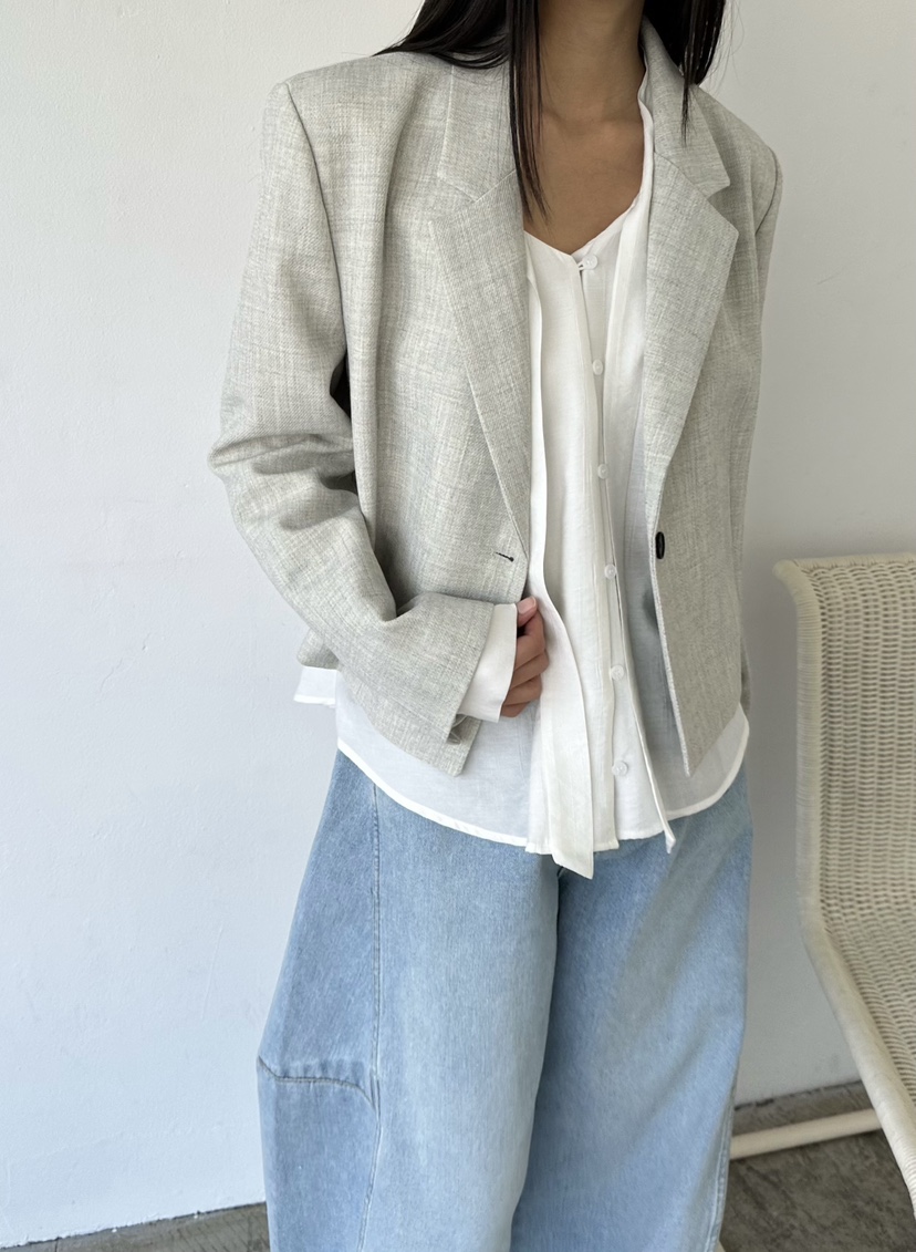 LE VASE韓國代購女裝新品推薦熱賣時尚人氣職業休閑夾克LE VASE夾克