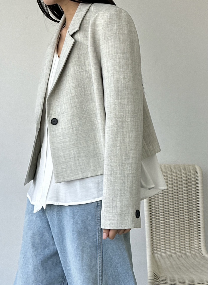 LE VASE韓國代購女裝新品推薦熱賣時尚人氣職業休閑夾克LE VASE夾克