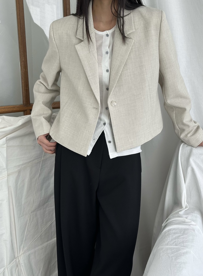 LE VASE韓國代購女裝新品推薦熱賣時尚人氣職業休閑夾克LE VASE夾克