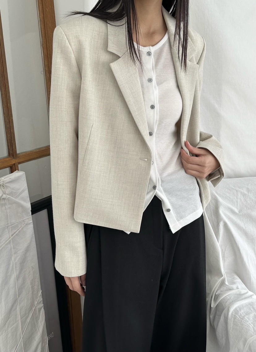 LE VASE韓國代購女裝新品推薦熱賣時尚人氣職業休閑夾克LE VASE夾克