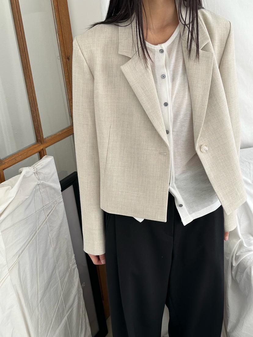 LE VASE韓國代購女裝新品推薦熱賣時尚人氣職業休閑夾克LE VASE夾克