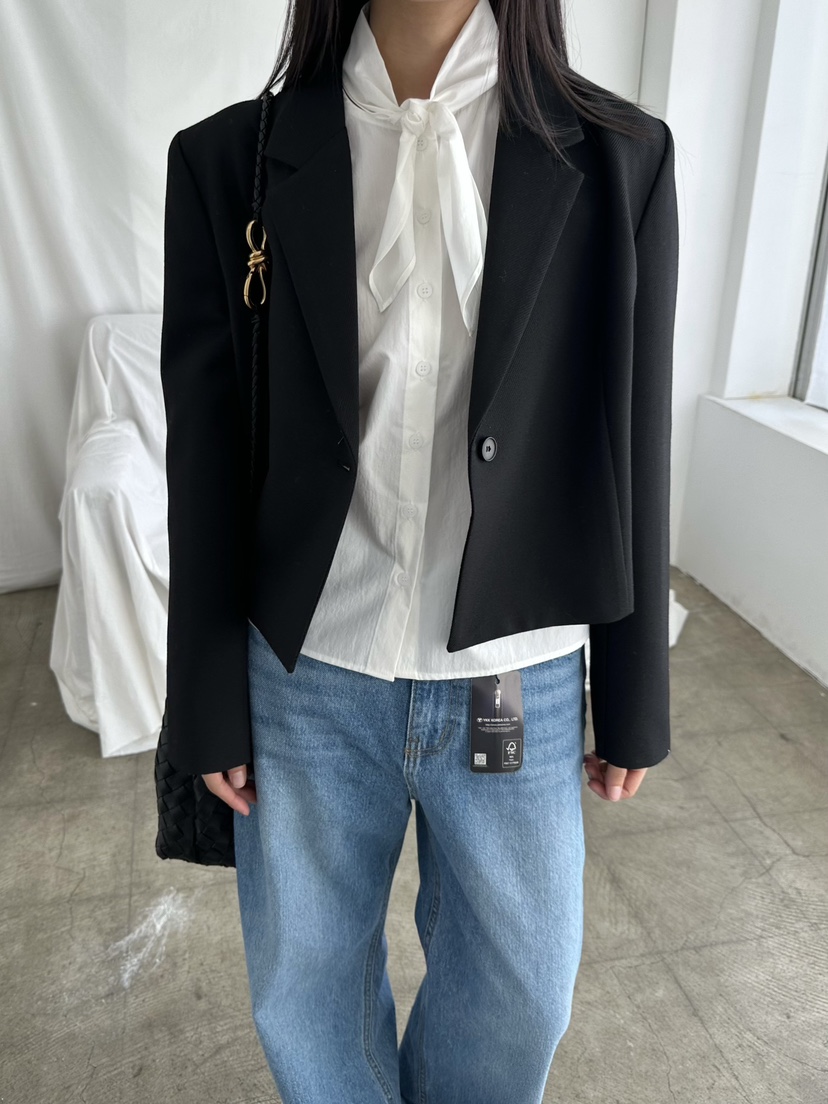 LE VASE韓國代購女裝新品推薦熱賣時尚人氣職業休閑夾克LE VASE夾克圖色1