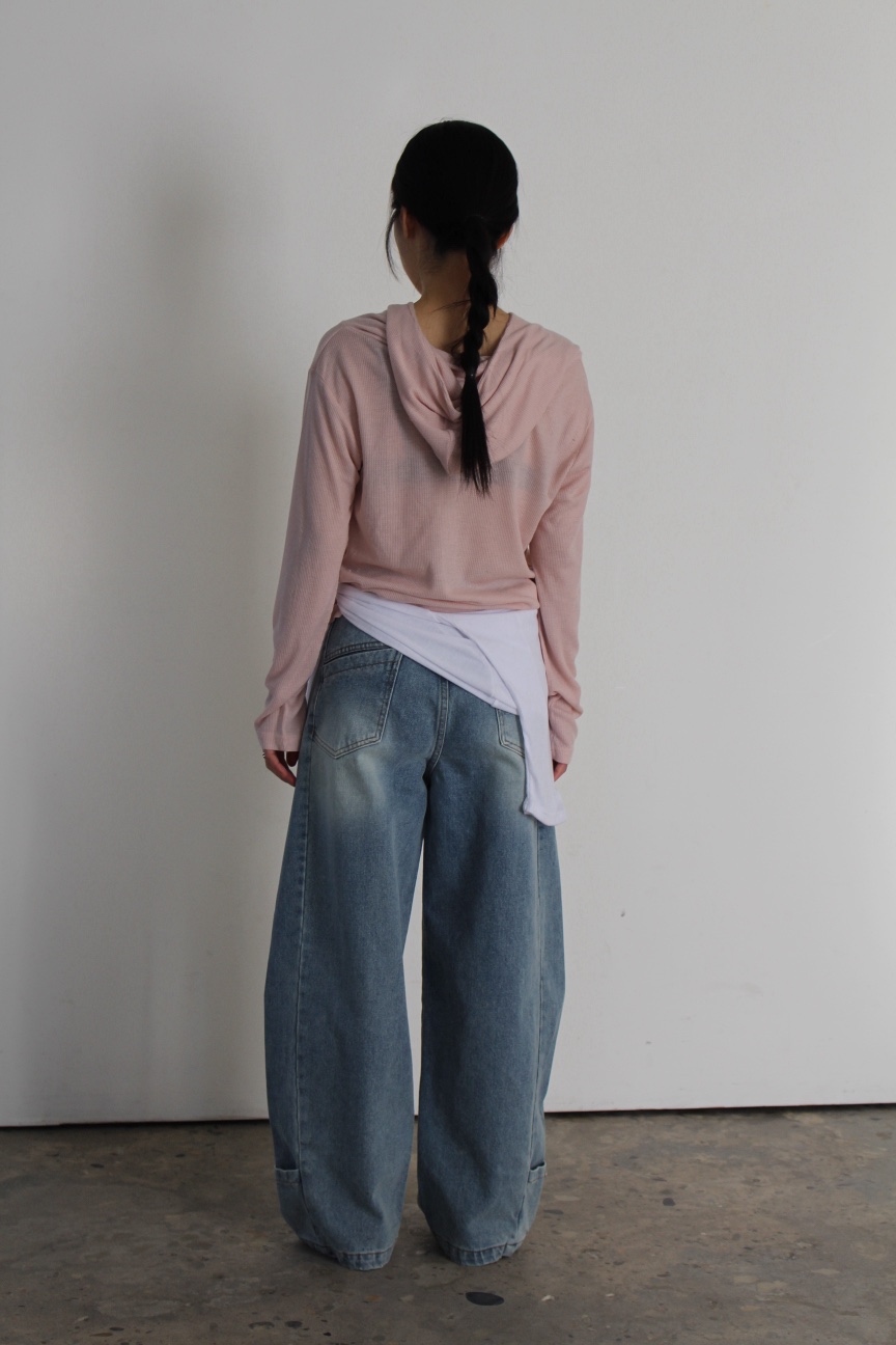 OVER NEAR韓國代購女士新品人氣時尚職業休閑26春夏長袖T恤OVER NEAR長袖T恤