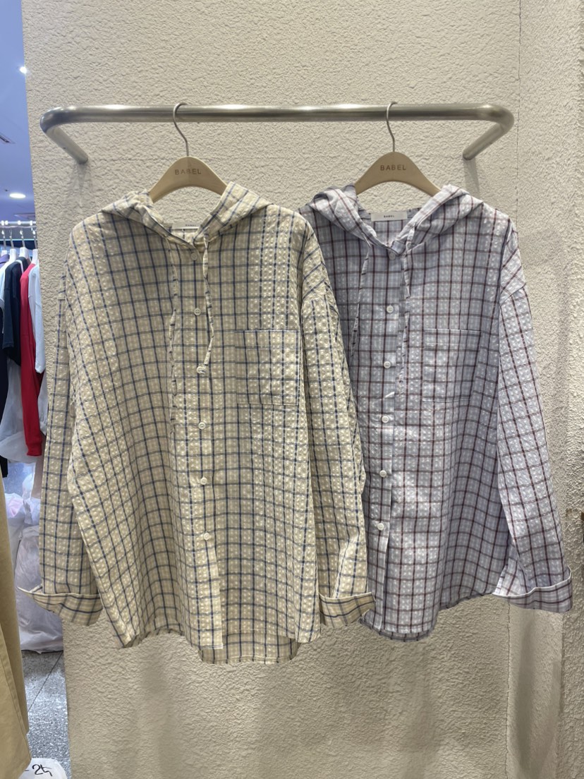 BABEL韓國直郵實拍女裝新款熱賣推薦休閑人氣26春夏襯衫蕾絲衫BABEL襯衫/蕾絲衫