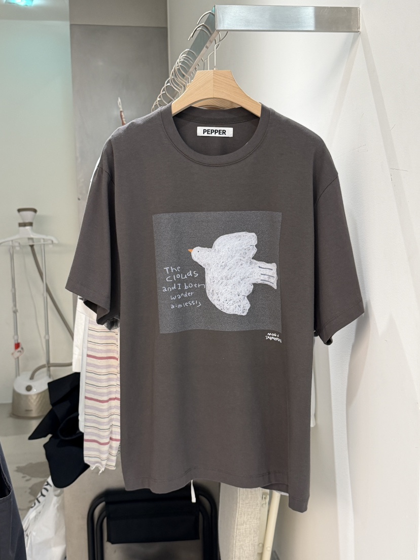 PEPPER-L韓國代購女裝新品推薦26春夏人氣時尚職業熱賣T恤PEPPERT恤圖色3