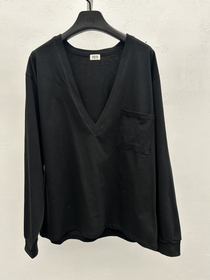 KARE/WEREPIECE韓國東大門直郵女裝新品26春夏長袖T恤口袋KARE/WEREPIECE長袖T恤圖色1