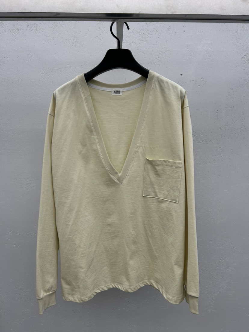 KARE/WEREPIECE韓國東大門直郵女裝新品26春夏長袖T恤口袋KARE/WEREPIECE長袖T恤圖色2