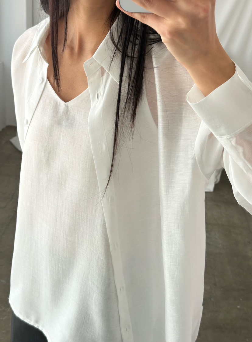 LE VASE韓國直郵女士新品人氣26春夏襯衫蕾絲衫不含內搭LE VASE襯衫/蕾絲衫