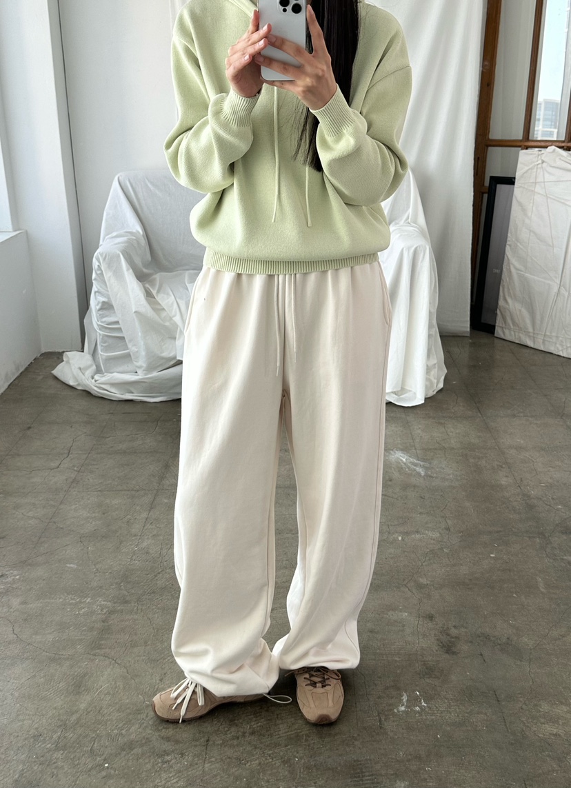 LE VASE韓國直郵女士新款推薦真品26春夏職業針織衫兜帽LE VASE針織衫