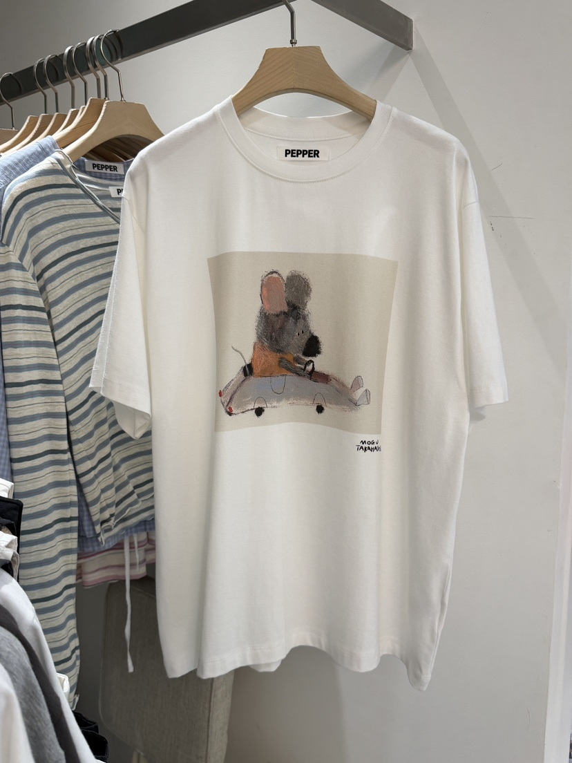 PEPPER-L韓國直郵女士新品熱賣休閑推薦26春夏人氣真品T恤PEPPERT恤圖色1