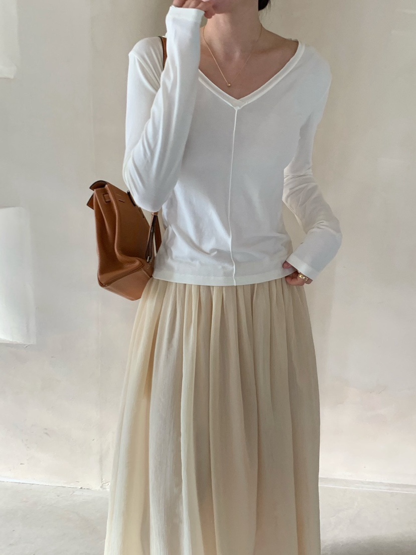 COBALT BLUE東大門代購女裝新品推薦時尚26春夏真品長袖T恤COBALT BLUE長袖T恤