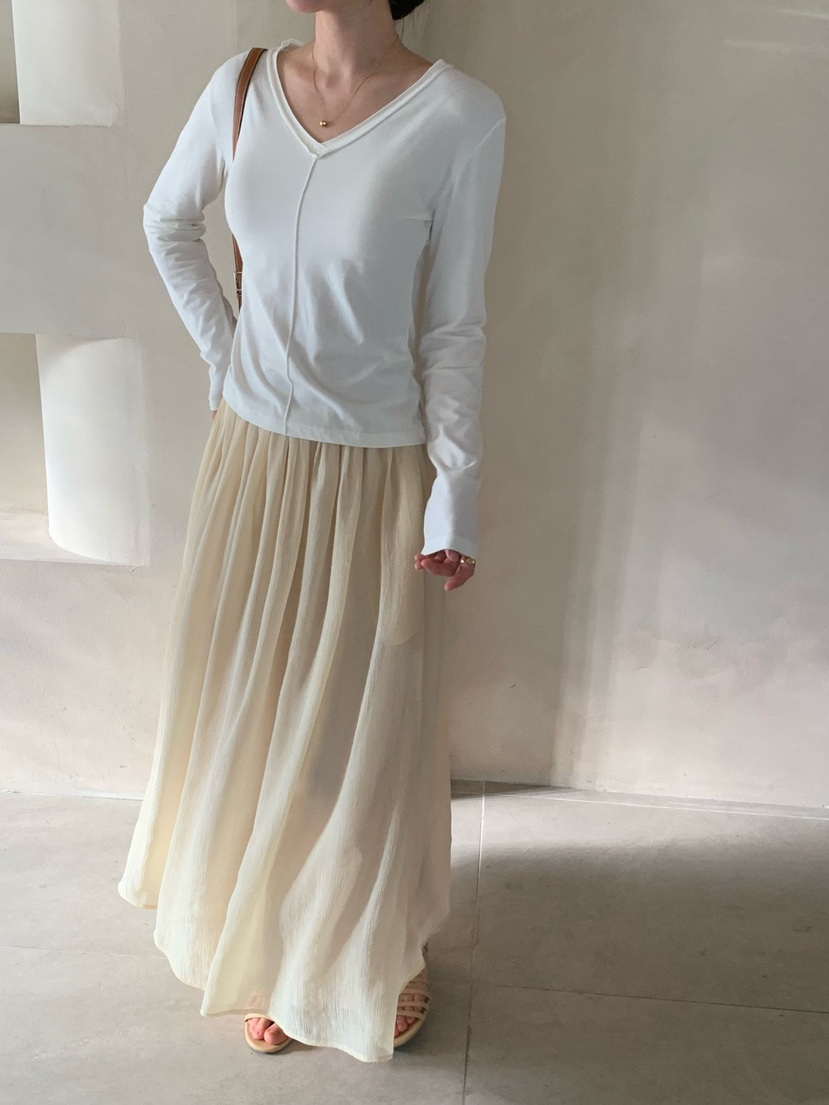 COBALT BLUE東大門代購女裝新品推薦時尚26春夏真品長袖T恤COBALT BLUE長袖T恤