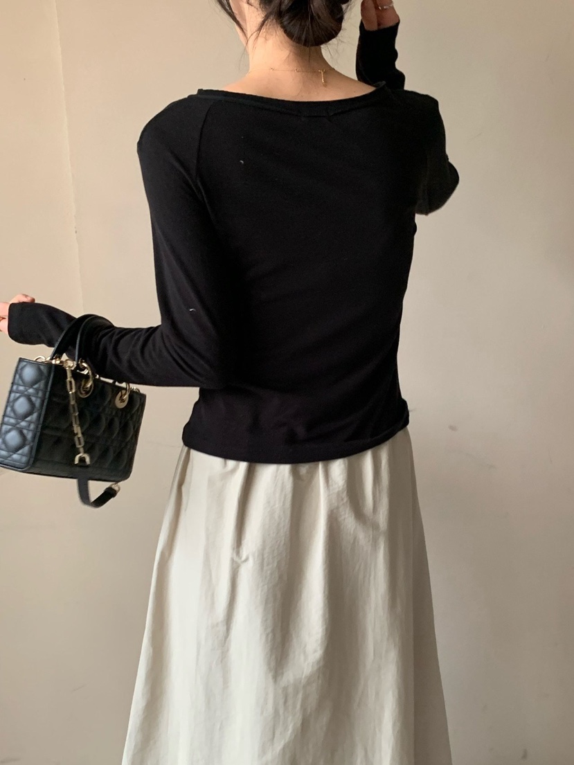 COBALT BLUE東大門代購女裝新品推薦時尚26春夏真品長袖T恤COBALT BLUE長袖T恤