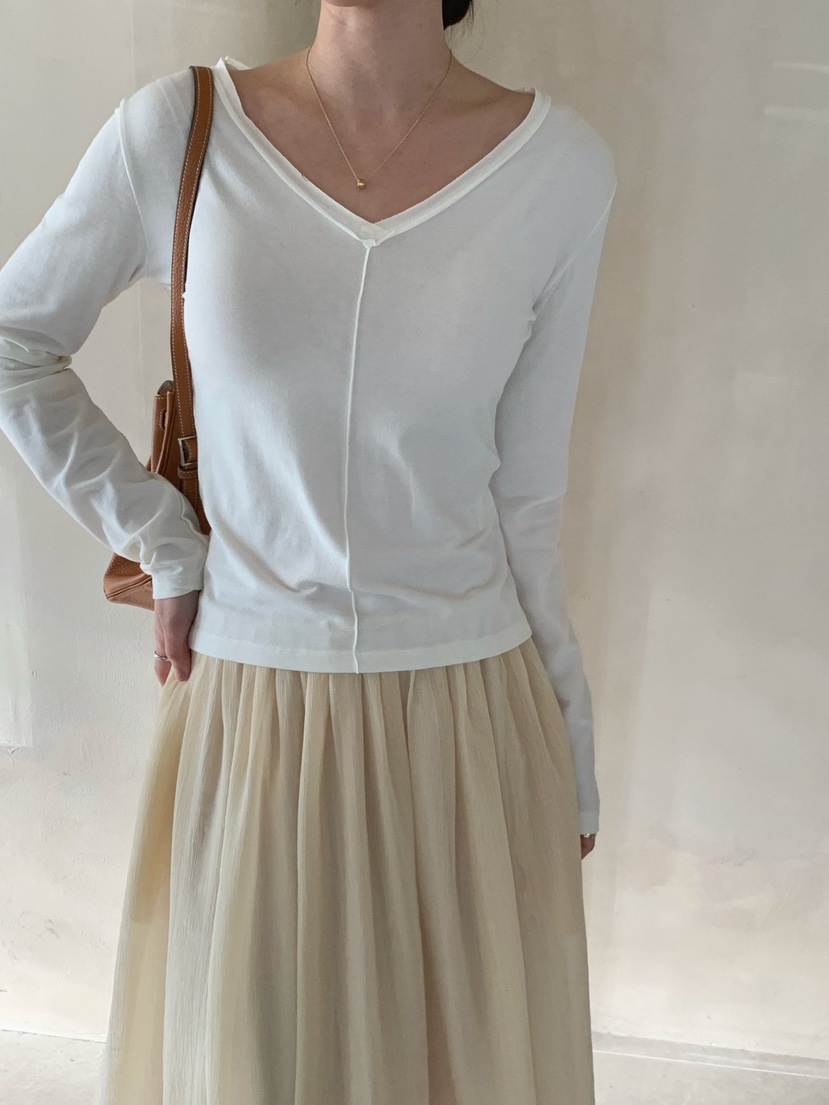 COBALT BLUE東大門代購女裝新品推薦時尚26春夏真品長袖T恤COBALT BLUE長袖T恤圖色1