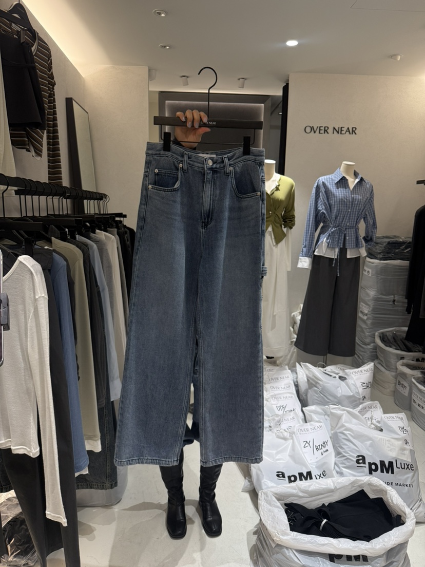 OVER NEAR東大門直郵女士新品真品推薦職業休閑26春夏休閑褲OVER NEAR休閑褲圖色1