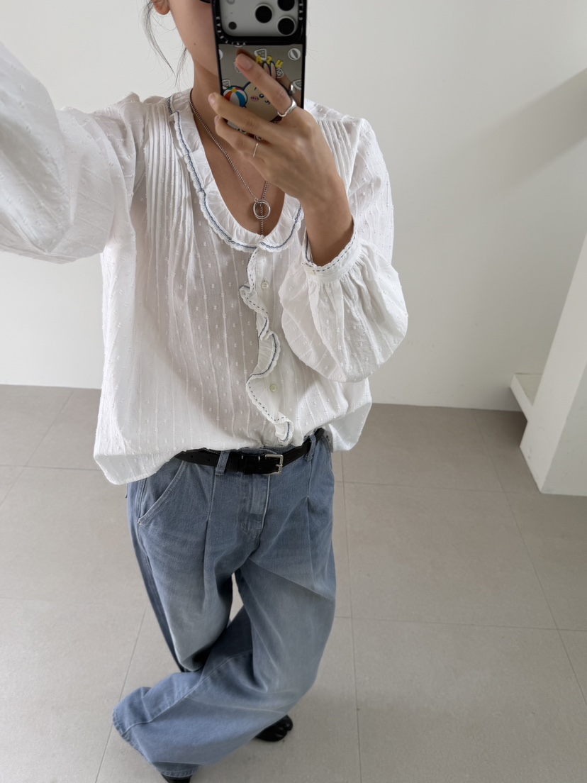 KARE/WEREPIECE東大門代購女裝新品推薦26春夏襯衫蕾絲衫KARE/WEREPIECE襯衫/蕾絲衫