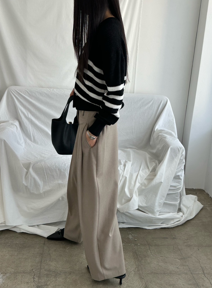 LE VASE東大門直郵女士新品熱賣26春夏推薦職業休閑休閑褲LE VASE休閑褲