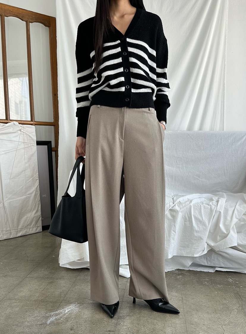 LE VASE東大門直郵女士新品熱賣26春夏推薦職業休閑休閑褲LE VASE休閑褲圖色1