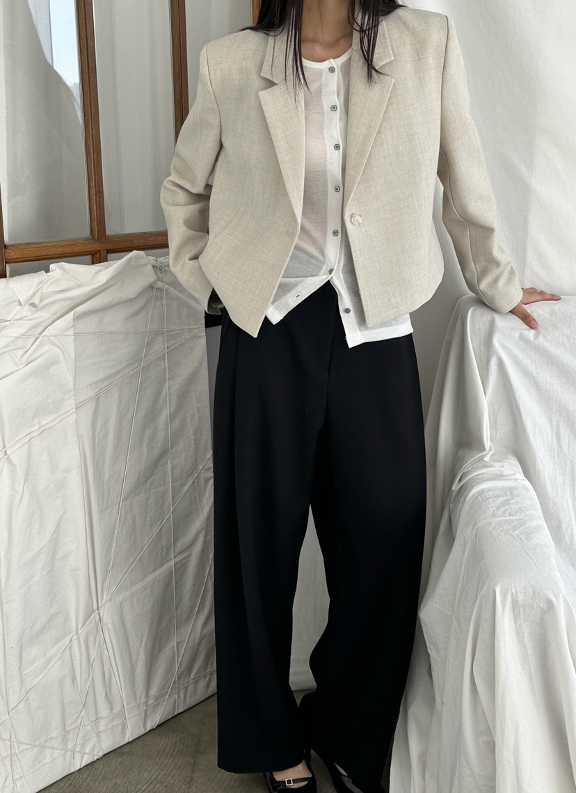 LE VASE東大門直郵女士新品熱賣26春夏推薦職業休閑休閑褲LE VASE休閑褲圖色3