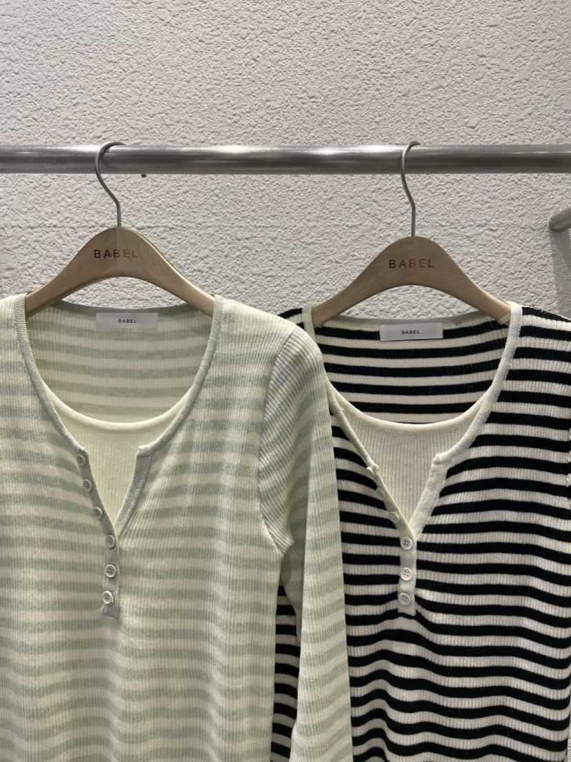 BABEL韓國代購女裝新品26春夏推薦熱賣休閑真品針織衫雙層BABEL針織衫