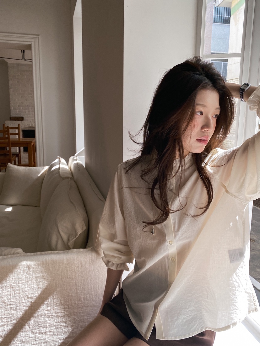 ERUME韓國代購女士新款人氣休閑熱賣推薦26春夏襯衫蕾絲衫ERUME襯衫/蕾絲衫