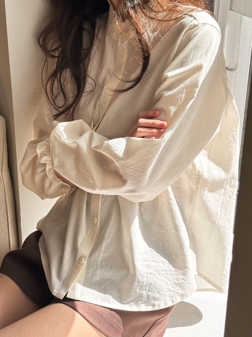 ERUME韓國代購女士新款人氣休閑熱賣推薦26春夏襯衫蕾絲衫ERUME襯衫/蕾絲衫