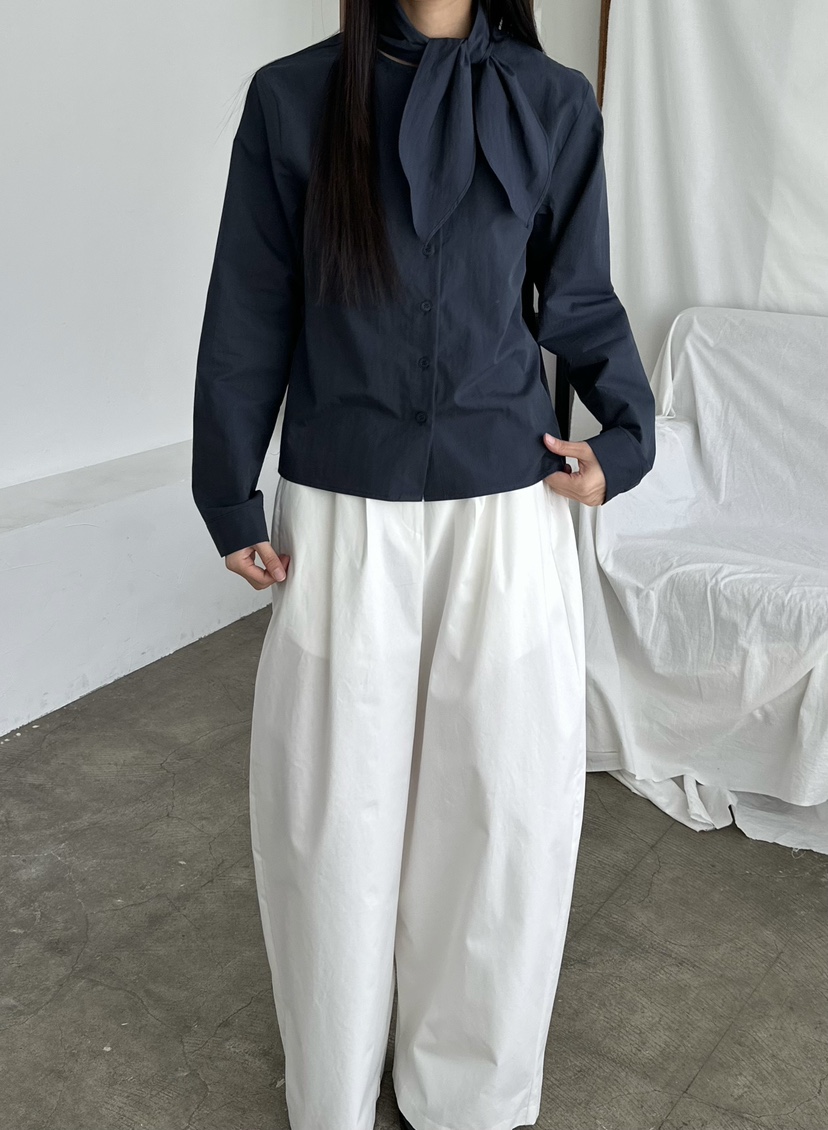 LE VASE韓國直郵女士新款真品26春夏休閑職業襯衫蕾絲衫LE VASE襯衫/蕾絲衫圖色2