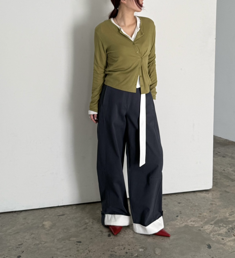 OVER NEAR韓國代購女裝新款推薦休閑時尚職業真品長袖T恤OVER NEAR長袖T恤