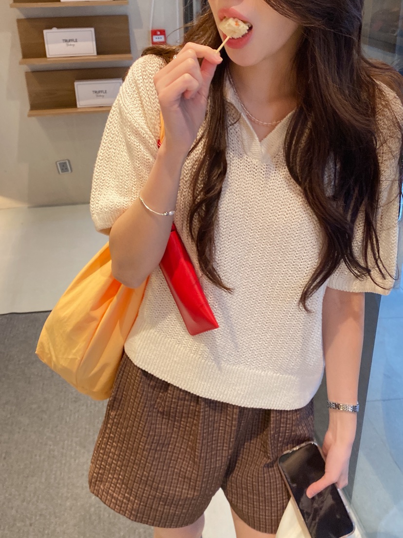 ERUME韓國直郵女士新品推薦時尚職業休閑人氣26春夏針織衫ERUME針織衫