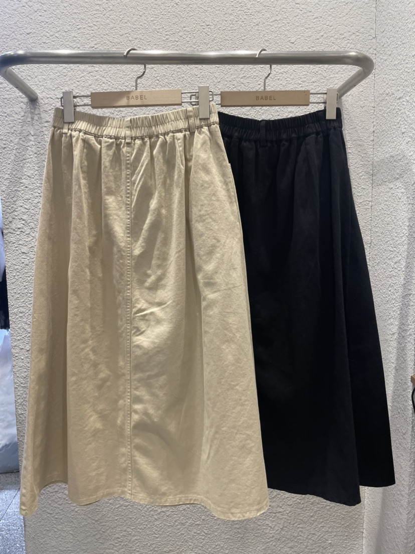 BABEL東大門代購女士新款職業人氣26春夏推薦熱賣長裙褶裥BABEL長裙