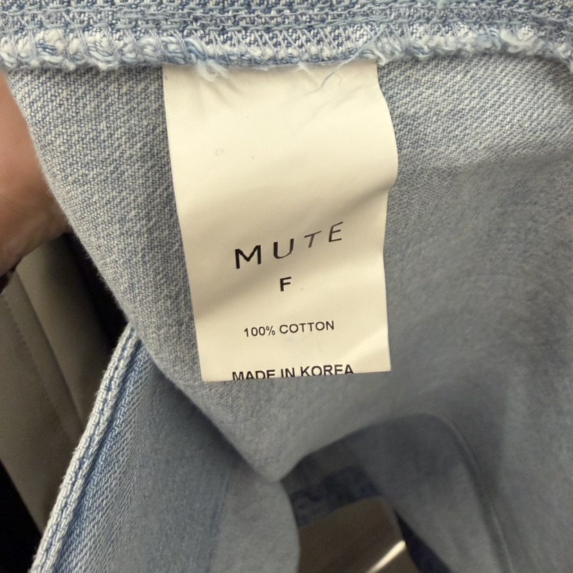 MUTE-P東大門直郵女士新品推薦時尚真品熱賣26春夏襯衫蕾絲衫MUTE襯衫/蕾絲衫