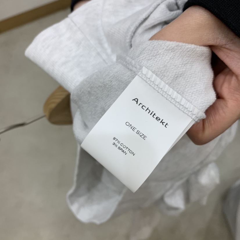 ARCHITEKT東大門直郵女士新款休閑真品26春夏人氣長袖T恤ARCHITEKT長袖T恤