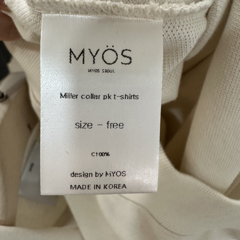 MYOS東大門實拍女裝新品26春夏推薦職業真品人氣熱賣衛衣MYOS衛衣