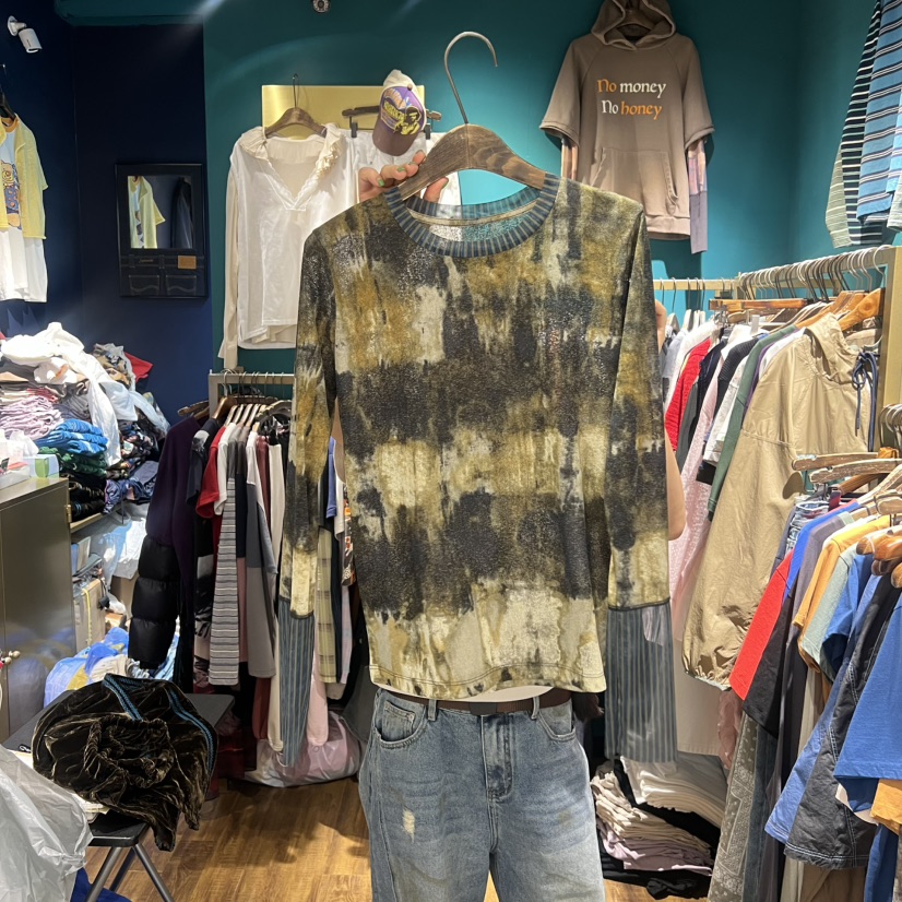 MERCI LINDA東大門代購女士新品熱賣真品人氣時尚長袖T恤MERCI LINDA長袖T恤圖色1