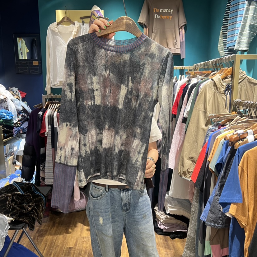 MERCI LINDA東大門代購女士新品熱賣真品人氣時尚長袖T恤MERCI LINDA長袖T恤圖色2