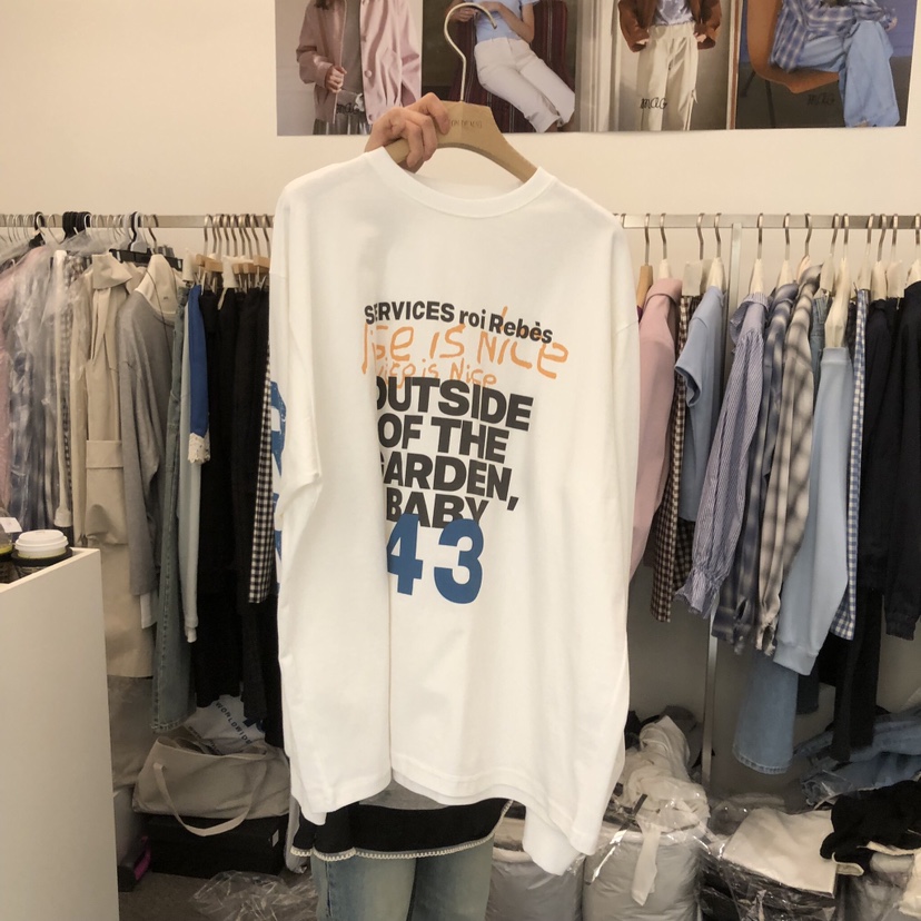 SALONDEMAG東大門直郵女士新款26春夏休閑職業人氣長袖T恤SALONDEMAG長袖T恤圖色1